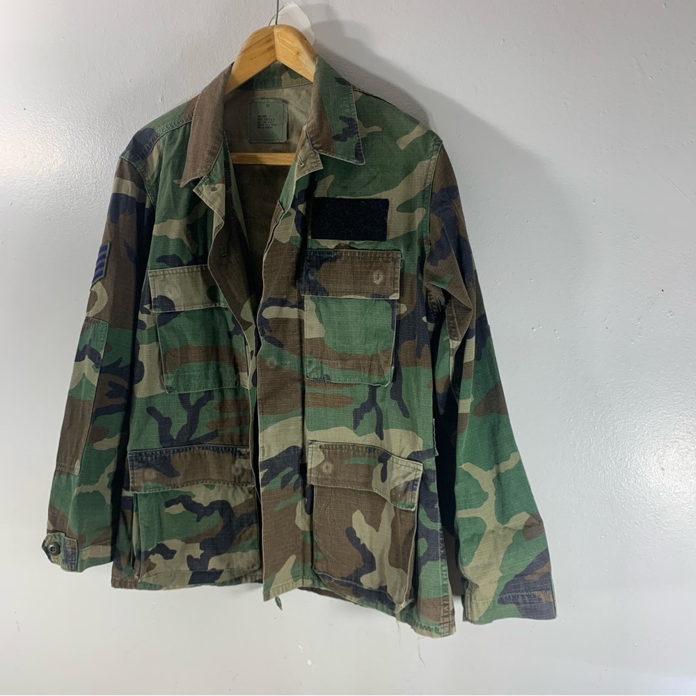 US air force Army camo aviator combat jacket - Picture 2 of 10